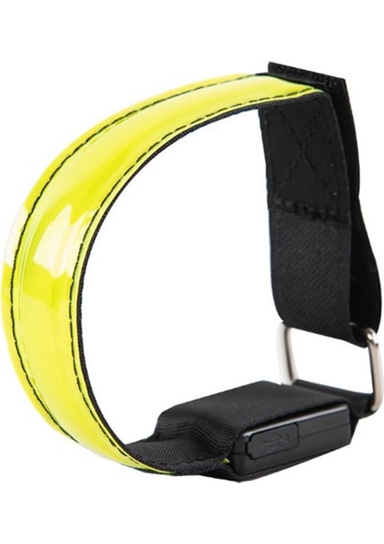 K4-3 2021 Yeni USB Şarj LED Işıklı Gece Koşu Kol Bandı Bilezik Gece Yansıtıcı Emniyet Kemeri Doğa Sporları Aydınlık Kol Bandı (Yurt Dışından)