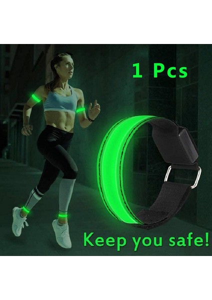 K4-3 2021 Yeni USB Şarj LED Işıklı Gece Koşu Kol Bandı Bilezik Gece Yansıtıcı Emniyet Kemeri Doğa Sporları Aydınlık Kol Bandı (Yurt Dışından) fiyatları