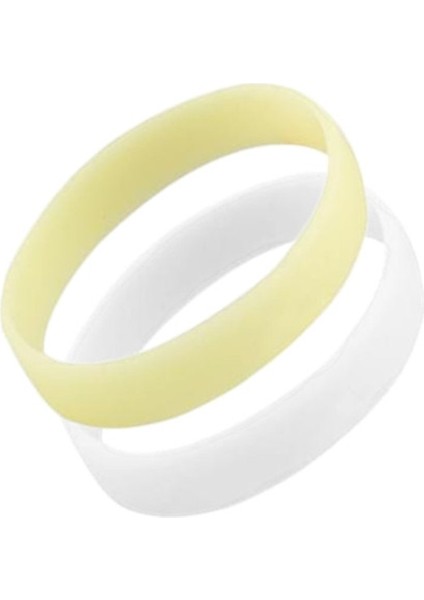 Genç 180X12X2 mm Stili No.3 Boyutu 2 Adet Aydınlık Silikon Bilezik Erkek Kadın Genç Spor Kauçuk Bileklik Karanlıkta Glow Parti Konser El Bantları Bileklik Aksesuarları (Yurt Dışından)