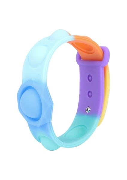 Stil 12 Anti Stres Dekompresyon Bilezik Basit Yumuşak Silikon Erkek Kadın Squishy Bilezik Fidget Pop Oyunu Anti-Stres Rahatlatıcı Pop Hediye (Yurt Dışından)
