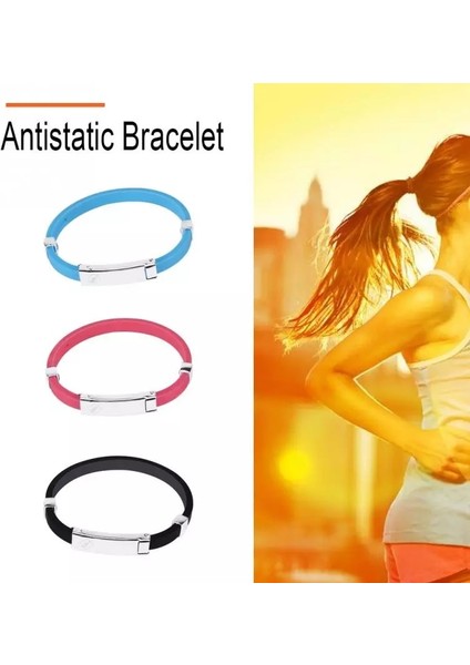 No.2 Boyutu Hologram Bilezik Anyon Bilezik Antistatik Bant Anti Statik Bilek Kayışı Erkek Kadın Silikon Bilezik Sağlık Bileklik (Yurt Dışından) fırsatları
