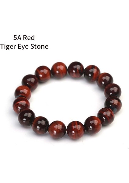 8mm Tarzı 5A Kırmızı Kaplan Gözü Jd Cla Doğal Taş Tesbih Kaplan Gözü Bilezik El Yapımı Kırmızı Kahverengi Doğal Taş Braclet Erkekler Için Yoga Takı (Yurt Dışından)