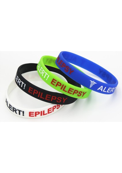 20CM Tarzı Yeşil 1 Adet Epilepsi Bilezikler Tıbbi Uyarı Epilepsi Silikon Bileklik Siyah Beyaz Yeşil Mavi Kol Bandı Hemşire Bilezik Takı SH135 (Yurt Dışından) fiyatları