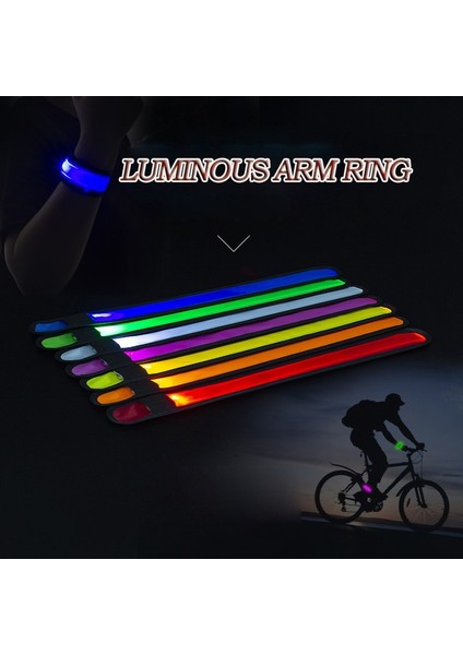 K3-11 2021 Yeni LED Işıklı Koşu Kol Bandı Bilezik Doğa Sporları Aydınlık Kol Bandı Gece Yansıtıcı Emniyet Kemeri (Yurt Dışından) fiyatları