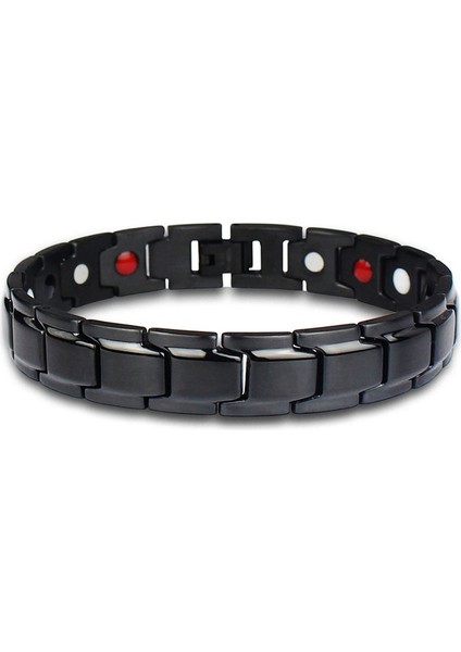 Stil 2 Bilezik Homme Terapötik Enerji Şifa Pulseira Titanyum Çelik Manyetik Terapi Bileklik Bileklik Takı Aksesuarları (Yurt Dışından) fırsatları