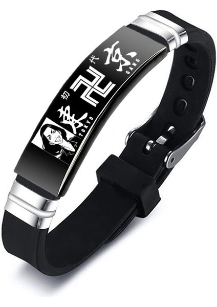 21CM Tarzı No.11 Boyutu Tokyo Avengers Titanyum Çelik Dirsek Bileklik Paslanmaz Çelik Bileklik (Yurt Dışından) modelleri