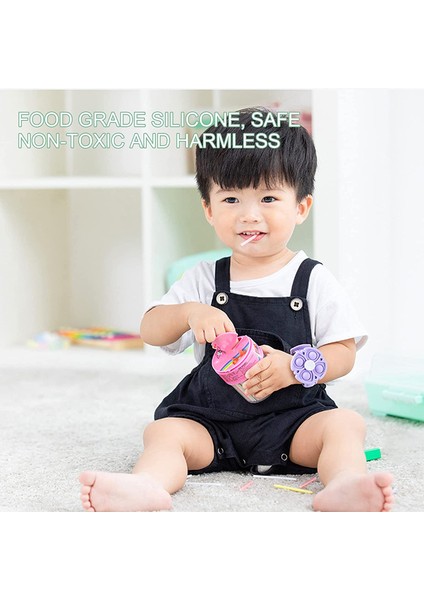 Stil 5 Stres Giderici Pop Erkekler Bileklik Fidget Oyuncaklar Pop Push Kabarcık Duyusal Parmak Er Çocuklar ve Yetişkinler Için Silikon Bilek Bilezik (Yurt Dışından) fiyatları