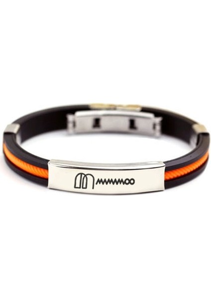 19CM Tarzı Mavi Kpop Mamamoo Spor Silikon Titanyum Çelik Bilezikler Kadın Erkek Takı Için Çift Bilezik Pulseras (Yurt Dışından) fırsatları