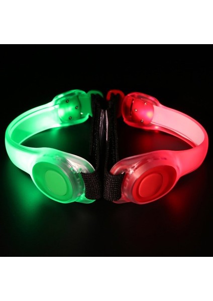 Pembe Doğa Sporları Gece Koşu Kol Bandı LED Işık Emniyet Kemeri Kol Bacak Uyarı Bilekliği Bisiklet Bisiklet Bisiklet Parti Işıkları Bilezik (Yurt Dışından) fırsatları