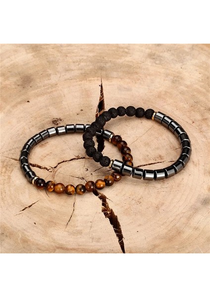 Kaplan Gözleri Charm Buda Hematit Mesafe Bilezikler Erkekler Femme Çakra 6mm Doğal Kaplan Gözü Taş Yoga Bilezik Homme Takı Pulsera Hombre (Yurt Dışından) fırsatları