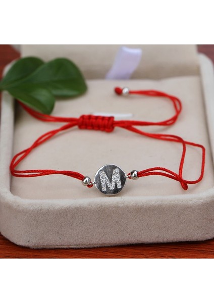 Kırmızı Çizgi Beyaz Stili Bu Moda Mektup Dokuma Kırmızı Çizgi Siyah Çizgi Dize Halat Kader Bilezik Iyi Şanslı Iplik Bilezik (Yurt Dışından) fırsatları