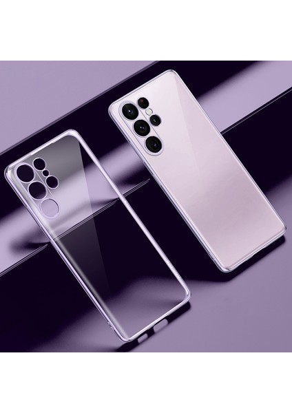 Samsung Galaxy S23 Ultra Için Sulada Tpu Elektrokaplatma Düz Kenar Net Telefon Ası Telefon Kılıfı (Yurt Dışından)