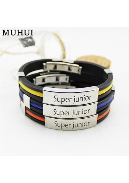 19CM Tarzı Portakal Kpop Süper Genç Spor Silikon Titanyum Çelik Bilezikler Kadın Erkek Takı Çift Bilezik Pulseras (Yurt Dışından) fiyatları