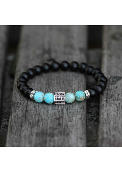 XL210MM Stili A Erkekler Bilezik Doğal Kaplan Gözü Taş Boncuk Lapis Lazuli Boncuk Difüzör Bilezikler Erkekler Takı Hediye (Yurt Dışından)