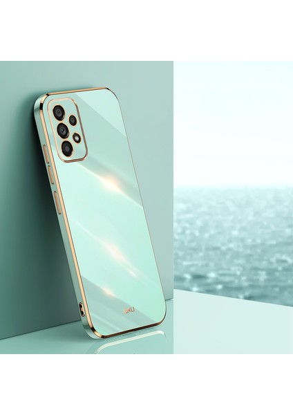 Samsung Galaxy A33 Için Xinli 5g Ince Elektrokaplama Altın Kenar Kılavuzu Tpu Cep Telefonu -Cüz Telefon Kılıfı (Yurt Dışından) fiyatları