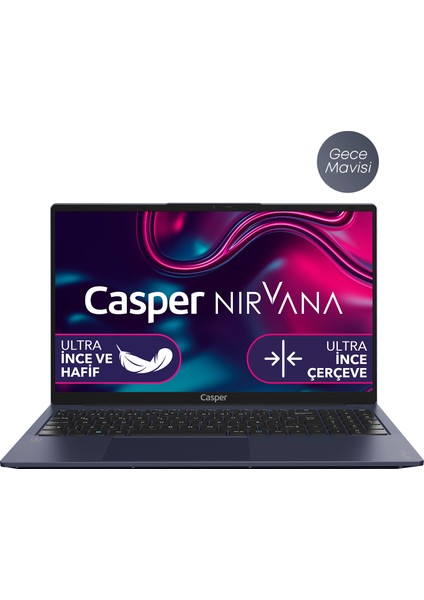 Nirvana X600.1235-BV00P-M-F Intel Core i5-1235U 16GB RAM 500GB NVME SSD Windows 11