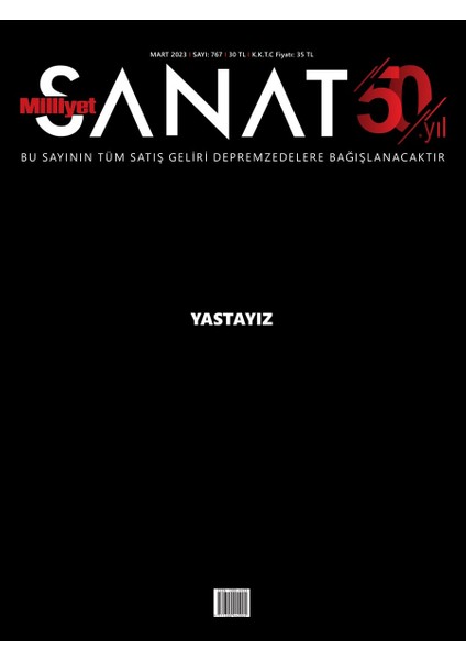 Milliyet Sanat 767. Sayı Mart 2023