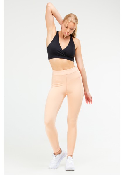 Somon Slim Fit Düz Micro Yüksek Bel Toparlayıcı Kadın Tayt - ST0002