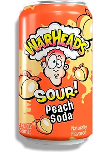 Sour Peach Soda 355 ml