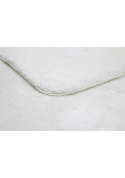 (80X50-50X40) 2'li Beyaz Peluş Post Yumuşak Yıkanabilir Banyo Halısı Klozet Takımı fırsatları