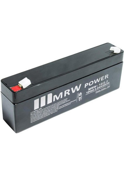 Akü 12V 2.2A Yatık (17.9x6.2x3.5cm) Mrw
