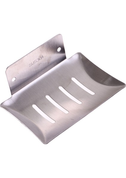 Tel Çekme Işlemi Stili Paslanmaz Çelik Çok Fonksiyonlu Sabunluk Hiçbir Sondaj Duvara Monte Sabun Sünger Tutucu Mutfak Sabunu Tutucu Banyo Organizatör (Yurt Dışından)