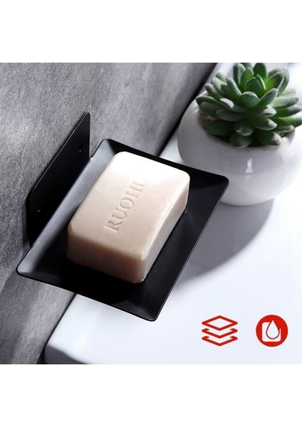 Tel Çekme Işlemi Stili Paslanmaz Çelik Çok Fonksiyonlu Sabunluk Hiçbir Sondaj Duvara Monte Sabun Sünger Tutucu Mutfak Sabunu Tutucu Banyo Organizatör (Yurt Dışından) modelleri