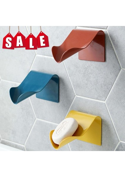 No.3 Tarzı Sabunluklar Banyo Duş Sabunu Çeyiz Plakaları Sabun Saklama Kutusu Drenaj Duvara Monte Kendinden Yapışkanlı Mutfak Malzemeleri (Yurt Dışından) indirimleri