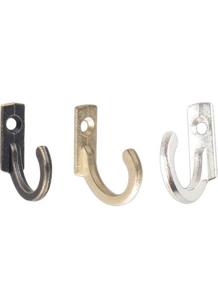 5pcs Bronz Tarzı Gle Prong Kanca Mze Duvara Monte Retro Elbise Askısı Mont Şapka Havlu Anahtar (Yurt Dışından)