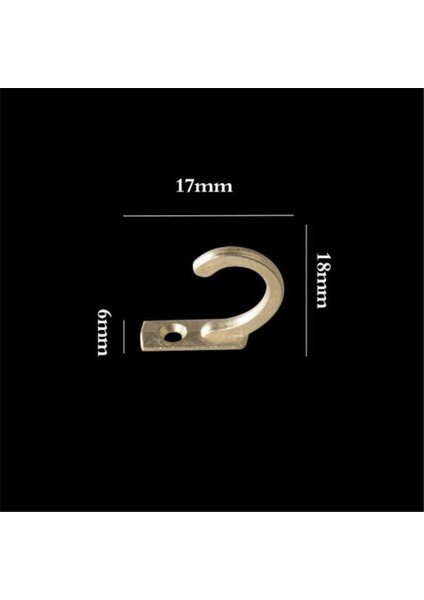 5pcs Bronz Tarzı Gle Prong Kanca Mze Duvara Monte Retro Elbise Askısı Mont Şapka Havlu Anahtar (Yurt Dışından)