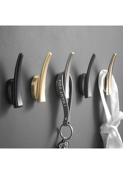 Fırçalanmış Nikel Stili Mfys Iskandinav Metal Ceket Askısı Duvara Monte Asılı Elbise Askıları Askıları Avrupa Yaratıcı Banyo Aksesuarları Havlu Askısı Tutucu (Yurt Dışından)