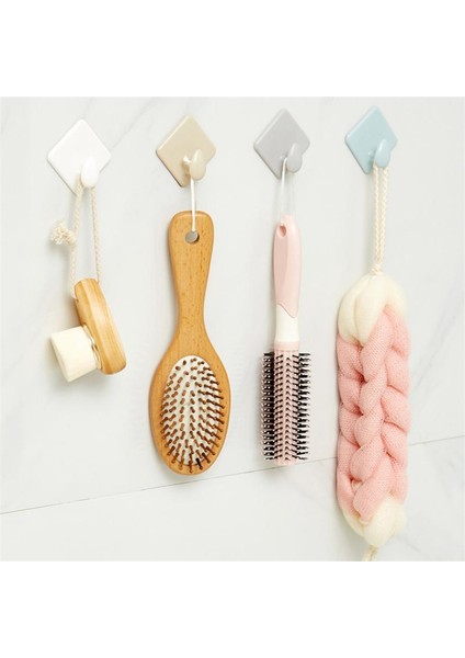 No.5 Tarzı Kendinden Yapışkanlı Kancalar Duvar Palto Askılık Portmanto Anahtarlık Raf Havlu Kancaları Giysi Rafı Asma Kancaları Duvar Askıları Ev Aksesuarları (Yurt Dışından) fırsatları