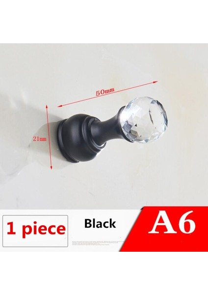 A3 - 4 Parça Stili 2019 Modern Kristal Siyah Havlu Kanca Duvara Monte Elbise Askısı Banyo Bez Kanca Anahtar Çanta Şapka Askısı Bornoz Kanca 5 Renk (Yurt Dışından) fırsatları