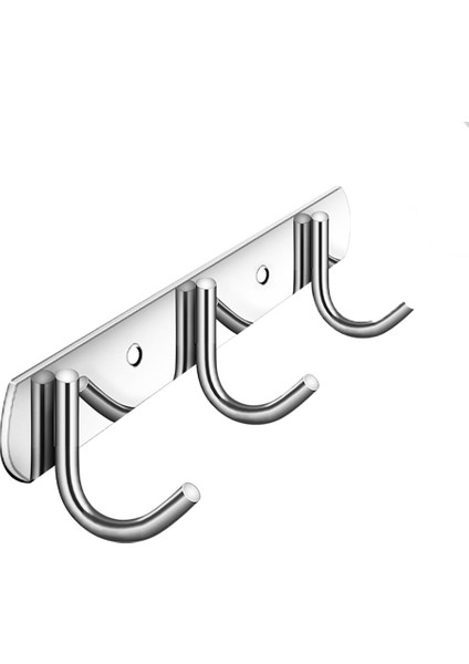 Mavi Stil Yumruksuz Paslanmaz Çelik Kanca Sıralı Kanca Ceket Askısı Banyo Mutfak Ceket Askısı Duvar Kolye Çivi Içermeyen Tutkal Delinebilir (Yurt Dışından) fırsatları