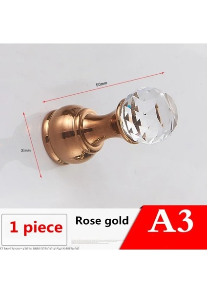 A3 - 1 Parça Stili 2019 Modern Kristal Siyah Havlu Kanca Duvara Monte Elbise Askısı Banyo Bez Kanca Anahtar Çanta Şapka Askısı Bornoz Kanca 5 Renk (Yurt Dışından)