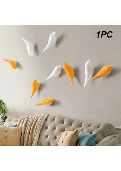 Mavi Stil Yaratıcı Duvara Monte 3D Kuş Şekli Elbise Kancaları Ev Deco Reçine Ahşap Askılar Ceket Çanta Tutucular Havlu Rafları Banyo Donanım (Yurt Dışından)