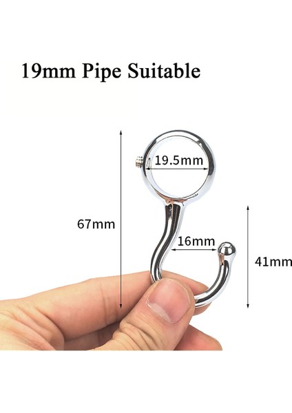 16MM Tarzı 1 Adet mm Boru Çapı Çinko Alaşım Metal Giyim Çubuk Sabit Konumlandırma Giysi Askısı Mutfak Banyo Aksesuarları (Yurt Dışından) indirimleri