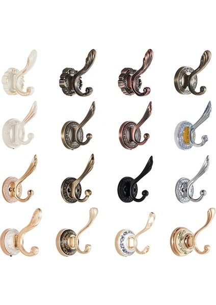 HK9020 Tarzı Avrupa Elbise Kapağı Tek Kanca Duvar Asılı Duvar Ayakkabı Dolabı Banyo Mutfak Duvar Hookgle Donanım Metal Krom Kanca (Yurt Dışından)