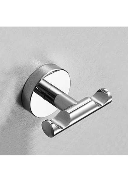 E Tarzı Tarzı Banyo Ceket Askısı Paslanmaz Çelik Tek Bornoz Askısı Duvara Monte Havlu Kanca Krom Cilalı Elbise Askısı Banyo Donanım (Yurt Dışından)