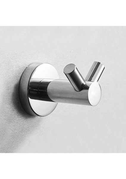 E Tarzı Tarzı Banyo Ceket Askısı Paslanmaz Çelik Tek Bornoz Askısı Duvara Monte Havlu Kanca Krom Cilalı Elbise Askısı Banyo Donanım (Yurt Dışından)