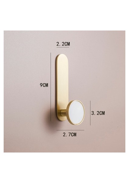 HK-333-KABUK-L Tarzı Altın Ceket Bornoz Askısı Pirinç Kanca Duvar Elbise Şapka L Askı Yatak Odası Mutfak Banyo Için Çeşitli Renkler Dekor Ev Aksesuarları (Yurt Dışından)