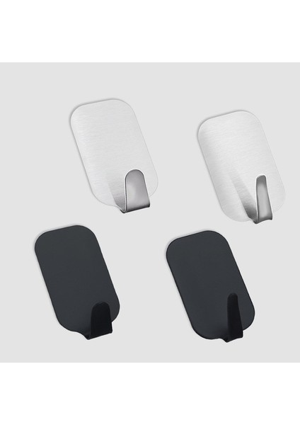 Siyah Bir Stil Blackbrushed Kendinden Yapışkanlı Bornoz Askısı Duvar Kanca Havlu Kanca Banyo Ceket Askısı Paslanmaz Kanca Askı Mutfak Donanım (Yurt Dışından) modelleri