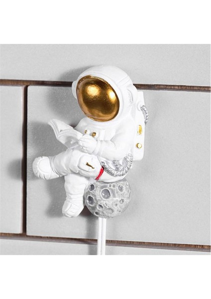 Açık Yeşil Tarzı Banyo Kancaları Astronot Duvar Askısı Yaratıcı Tutucu Kapı Arkası Anahtar Ceket Kulesi Kanca Tel Kablo Düzenleyici Raf Banyo Askısı (Yurt Dışından) fiyatları