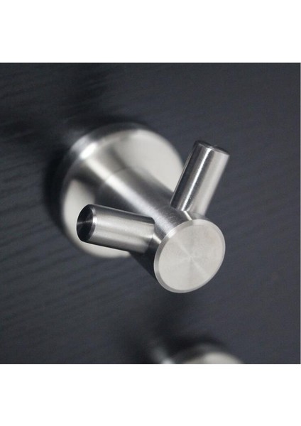 1 Kanca Stili Fırçalanmış Futainless Çelik Banyo Donanım Duvar Kanca Şapka Elbise Havlu Askısı Bornoz Askısı Banyo Aksesuarları (Yurt Dışından) fiyatları