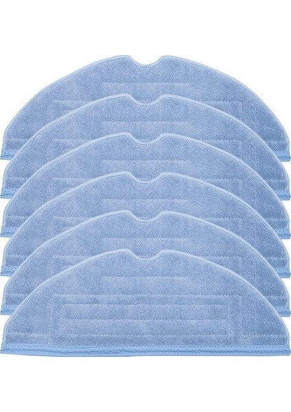 Yedek Mikrofiber Paspas Roborock T7S T7S 6 Adet - Mavi (Yurt Dışından)