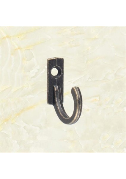5pcs Gümüş Tarzı Gle Prong Kanca Mze Duvara Monte Retro Elbise Askısı Mont Şapka Havlu Anahtar (Yurt Dışından)
