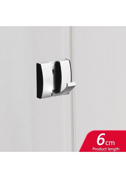Gümüş 1 Kanca Stili Siyah Altın Katlanır Elbise Kancaları Havlu Askısı Tırnak Ücretsiz Kurulum Duvar Raf Kanca Ceket Elbise Tutucu Banyo Mutfak Için (Yurt Dışından)