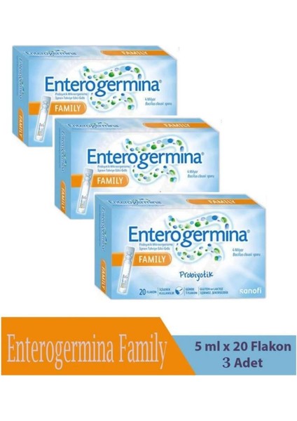 Family 5ml x 20 Flakon - 3 Adet