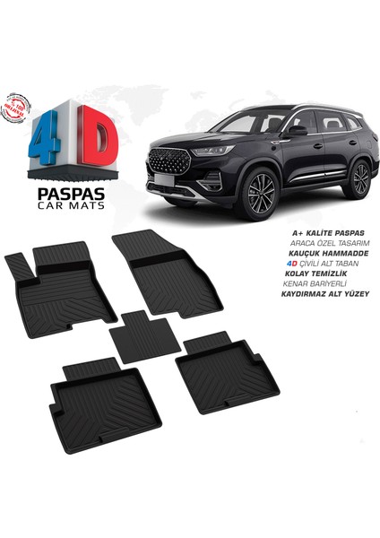 Fa Otomotiv Chery Tiggo 8 Pro 4d Havuzlu Paspas 2022 Model ve Sonrası