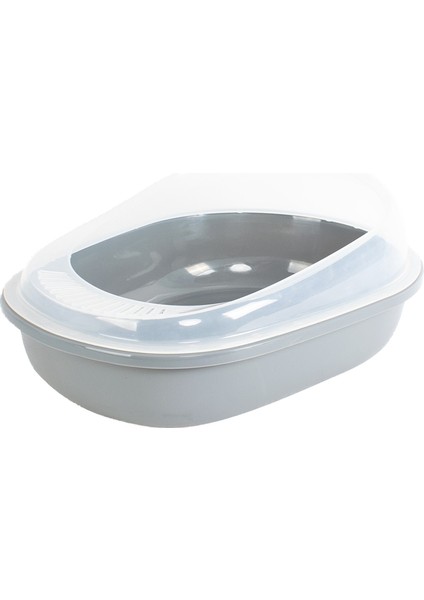 Büyük Yarı Kapalı Kedi Kumu Kutusu, Sıçrama Önleyici, Çıkarılabilir Kedi Tuvaleti, Kedi Evcil Hayvan Malzemeleri (Yurt Dışından)